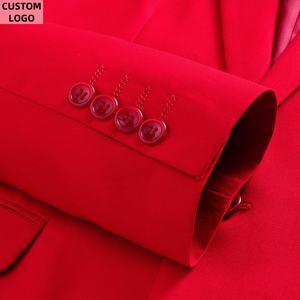 6XL Herren anzug Custom LOGO 3 Stück Homme Blazer Hochzeit <span class=keywords><strong>Prom</strong></span> Zweireiher Luxus anzüge für Herren Plus Size - Product Image 5