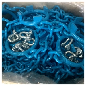 Chaînes de pneus de skidder à goujons soudés et peints en acier G80 pour exploitation forestière, marque KAMEXII, certifiées ISO9001 - Product Image 4