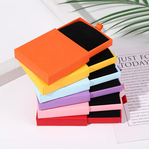 Creative Drawer Jewelry Packaging <strong>Box</strong> Necklace Rings <strong>Earing</strong> Organizer Display Stand Solid Color Paper Gift Boxes - Product Image 1