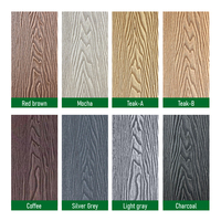 Planches de terrasse en composite WPC pour extérieur |   Plancher de terrasse creux de 4 m avec surface lisse et rainurée