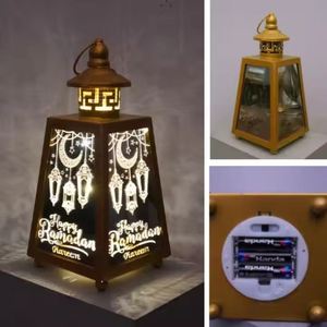 Islamic Arabic Figurines Middle Metal Crafts Muslim <b>Eid</b> Mubarak Ramadan Kareem Products Decor <b>Gift</b> <b>Boxes</b> Ramadan Decorations - Product Image 6