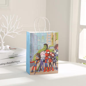 Bolsas de regalo de superhéroes <span class=keywords><strong>Spidey</strong></span> para niños, decoraciones para fiesta de cumpleaños, bolsas de dulces para Baby Shower Goody Treat - Product Image 2