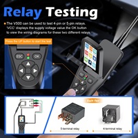 VDIAGTOOL V500 Testeur et analyseur de circuit automobile 12-24V avec garantie de 2 ans pour toutes les voitures - Outil d'atelier