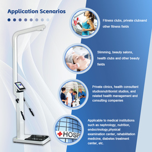 Balance connectée professionnelle de mesure de la masse grasse corporelle par bio-électricité pour usage en salle de sport, certifiée CE, personnalisable OEM/ODM IN-F - Product Image 6