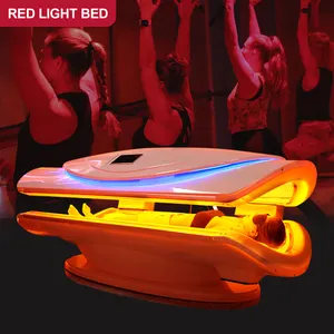 全身发光二极管红光和红外治疗床4波长红光热帕吉床660纳米850纳米810纳米红光床待售