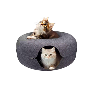 Cama para Gatos de Fieltro, Diseño Moderno y Ecológico, Tipo Túnel, Cueva Divertida para Gatos, para Interiores, Todas las Estaciones, Precio al por Mayor - Product Image 1