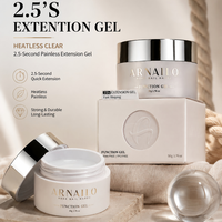 Gel UV dur auto-nivelant pour extension d'ongles, séchage rapide en 2,5s, sans HEMA, sans sensation de brûlure