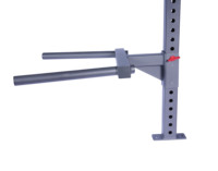 Support de barre de dips pour rack de musculation et cage de force