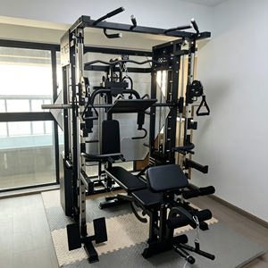 Machine Smith Commerciale Multifonctionnelle avec Pile de Poids de 150 kg – Équipement d'Entraînement de Force pour Salle de Sport et Domicile - Product Image 3
