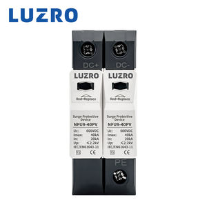 LUZRO NFU9-40PV T2 DC 600V 40kA 家庭用サージプロテクター（太陽光発電システムおよび低電圧サージアレスター用） - Product Image 1