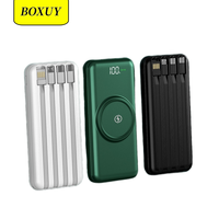 Logo Kustom 2.1A Pengisian Cepat 10000mAh Power Bank Ponsel Portabel Pengisi Daya 10000mAh Power Bank Nirkabel