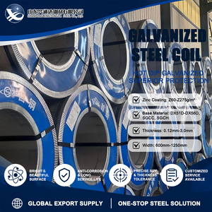 SS400 DX53D Minimized Spangle Z275 G/sqm 0.60mm 1500mm Galvanized Steel Coil with Uniform Zinc Coating - Product Image 1