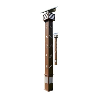 Lampes solaires de jardin, lampadaires de paysage, éclairage extérieur de jardin, protection IP65, contrôle par capteur de lumière LED, 10 ans de garantie - Product Image 1
