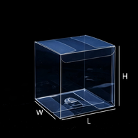 Boîtes en plastique transparentes PVC/PET carrées/rectangulaires pour l'emballage cosmétique