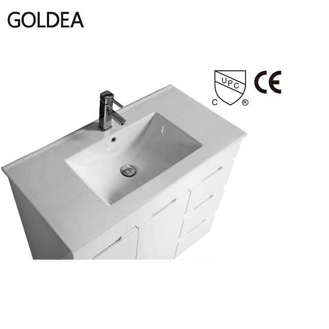 CE & CUPC certificated Solid surface sink ceramic washbasin small wash basin