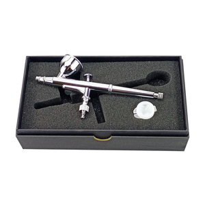 Aérographe hybride Gen Art 0,3 mm à alimentation par gravité, double action, vitesse réglable, portable pour les travaux d'art, les modèles et la peinture - Product Image 5