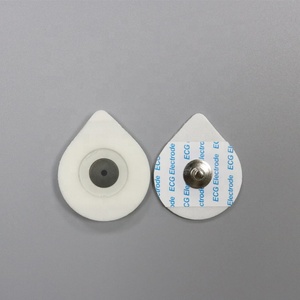 Neonatale wegwerp ozon desinfecterende 50mm waterdruppelvormige schuimstof <span class=keywords><strong>ECG</strong></span>-elektrode sheet accessoire voor elektrocardiograaf - Product Image 3