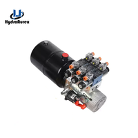 Unit Tenaga Hidrolik DC Multi-Spool Pompa Power Pack Katup Kontrol Solenoid Unit Tenaga Pompa Ganda