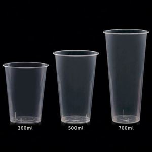 Gobelet en plastique jetable personnalisable avec logo et taille, de bonne qualité, transparent, adapté pour les fêtes à domicile et l'utilisation en intérieur - Product Image 1