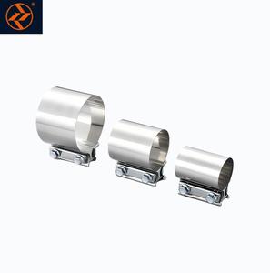 Morsetto di scarico ad alte prestazioni giunto di testa 304 in acciaio inossidabile custodia morsetto per coppia di scarico per auto - Product Image 1