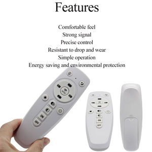 New Trắng 2.4G điều khiển từ xa 13 nút không dây điều khiển từ xa ánh sáng trần ánh sáng từ xa Led điều khiển quạt trần - Product Image 3