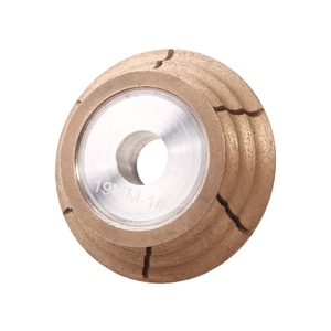 Roue périphérique diamantée OG de 10 mm pour machine à chanfreiner le verre, 3 meules à verre OG personnalisables OEM pour applications métalliques - Product Image 1