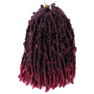 Faux cheveux synthétiques doux au Crochet, tresses Dreadlocks Passion Twist tressage Faux cheveux Crochet