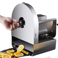 Cortadora de rábano eléctrica directa de fábrica, máquina cortadora de verduras de restaurante automática comercial para cortar frutas