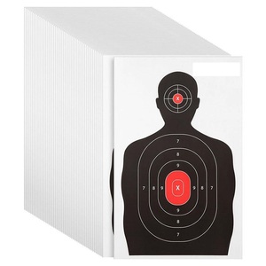 Large Silhouette Outline Paper Marker Sheet with MultiZone Target Zones for Outdoor Practice Training and Visual Reference - Product Image 4