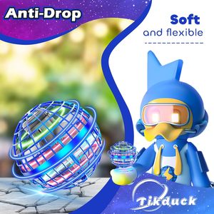 โดรนบังคับมือขนาดเล็ก Flying Orb Ball 2.6 นิ้ว สำหรับเล่นในร่มและกลางแจ้ง เชื่อมต่อบลูทูธ 2.4G WiFi พร้อมใช้งาน เหมาะสำหรับผู้เริ่มต้น - Product Image 5