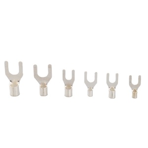 <span class=keywords><strong>SUNJ</strong></span> 2.5 ~ 4mm2 pressage à froid connecteurs Non isolés cuivre étamé nu connecteur de fourche à bêche furcation - Product Image 4