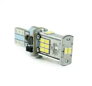 Yüksek kaliteli T15 W16W 921 süper parlak LED 18W 3030 18SMD CANBUS hata ücretsiz LED ampuller dönüş sinyali T15 geri ışık 12V