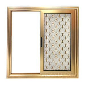 <span class=keywords><strong>Fenêtre</strong></span> coulissante horizontale française en alliage d'aluminium étanche avec double vitrage trempé et antivol pour cuisine et balcon - Product Image 5