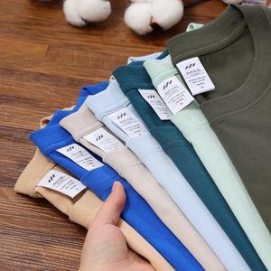T-shirt promotionnel en coton 100% 230g avec logo personnalisé, OEM, <span class=keywords><strong>prix</strong></span> bas, t-shirts décontractés pour hommes - Product Image 4