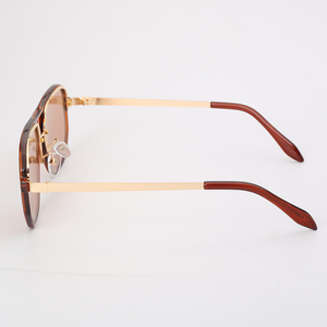Gafas de sol unisex OEM New Trendy SP10333 con protección UV400, montura completa, patillas metálicas, para uso en exteriores, protección solar a la moda. - Product Image 3