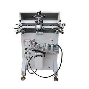Semi Automatic Paper Cup High Precision Silk Screen Printing Machine Curved Screen Printers for Plastic Bottle Glass Bottle