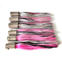 Leurre personnalisé de 12 pouces, 530g, tête en acier inoxydable, jupe en PVC, pour la pêche au marlin, au thon, en eau salée, gros gibier
