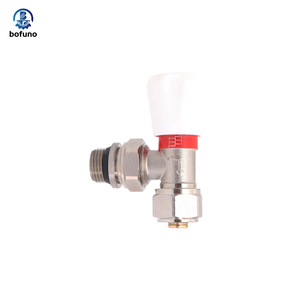 1/2 3/4 pulgadas niquelado Conexión en vivo PPR Sistema de calefacción para el hogar control de flujo de agua válvulas de radiador manuales - Product Image 3