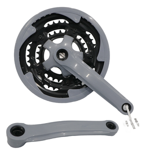 高品质钢制自行车链条、链轮和牙盘组 <span class=keywords><strong>28</strong></span>/<span class=keywords><strong>38</strong></span>/48Tx165mm 适用于山地自行车 - Product Image 1