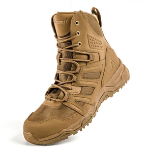 DFA1209 Bottes de randonnée et de voyage en cuir de vachette Nubuck de haute qualité, coloris Noir, Vert, Kaki, Marron, et bottes Asiaon vernies - Product Image 5