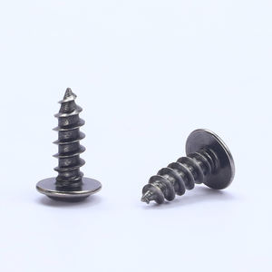 10 pièces/sac noir nickelé en acier au carbone croix tête de rondelle encastrée vis autotaraudeuses M3 M3.5 M4 M5 PWA <span class=keywords><strong>taraudage</strong></span> métrique - Product Image 4