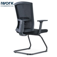 Chaise de bureau moderne de luxe avec maille Chaise pivotante de direction ergonomique Appui-tête réglable Matériau en tissu confortable