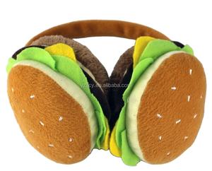 अनुकूलित प्लुश हैमबर्गर इयरमफ बच्चों को भरपूर फल ईयरमफ - Product Image 1