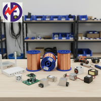 Vente directe d'usine Huaerda RoHS 155 ℃   Fil émaillé anti-humidité UEWF 0,330 mm pour bobines de démagnétisation