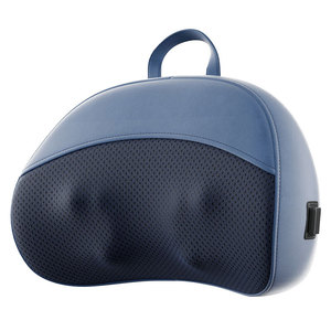 Massage Cushion Neck Back Waist Legs Kneading Heating USB Rechargeable PU Leather Timing Function - Product Image 1