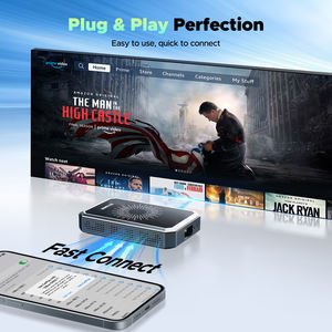 LAMTTO Boîtier AI 4-en-1 Adaptateur sans fil CarPlay et Android Auto pour la diffusion en streaming de Netflix/<span class=keywords><strong>YouTube</strong></span>/TikTok, télécommande, écran partagé - Product Image 3