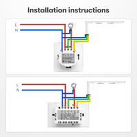Le contrôleur de moteur automatique XZJ fonctionne AC 110V/220V aucun concentrateur requis, Installation de bricolage facile Module de commutateur intelligent 1 canal