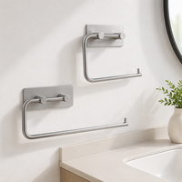 Porte-papier hygiénique mural sans perçage Design moderne en acier inoxydable 304 sans clous