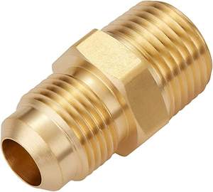 Fitting Pipa Udara Kuningan Berulir Lurus Hexagonal Pneumatik Pria Wanita Buatan Cina - Product Image 3