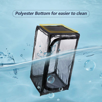 Habitat pliable pour papillons, terrarium pour reptiles, cage en maille pour insectes, cage d'élevage d'insectes